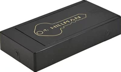 hillman metal/plastic black magnetic box key hider|Hillman Hw13A Hide.